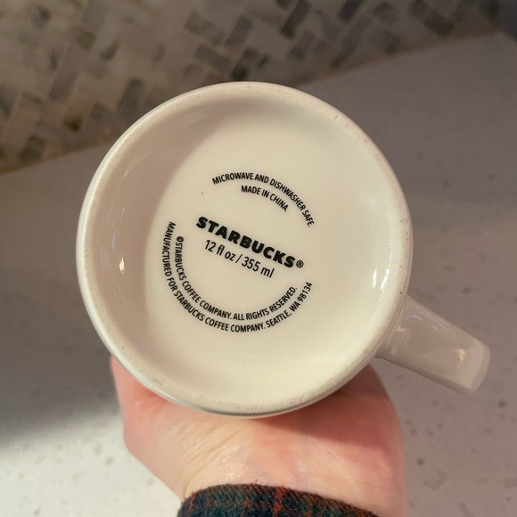 Starbucks Classic Siren Signature Ceramic Coffee Tea Mug 12 oz - Picture 3 of 4